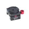 DirectNine Basics Nitze Rosette Mount Adapter to QR NATO Clamp Compatible with Camera Cage Rig Handle Grip view 4