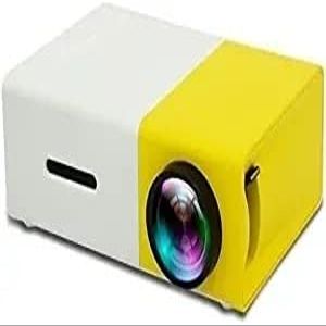 aiqiua Video Projectors, Full HD 1080P Projector 4500:1 Contrast Portable Mini LED Video Projector Support 1600 Operation is Simple, Sensitive, Fast, Will not be Stuck