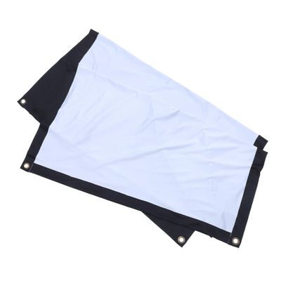 1set Foldable Crease Projector Screen Set for Home Theater and Outdoor Use Portable Screen Black Border and Easy Setup for Movies and Presentations