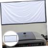 1set Foldable Crease Projector Screen Set for Home Theater and Outdoor Use Portable Screen Black Border and Easy Setup for Movies and Presentations view 2
