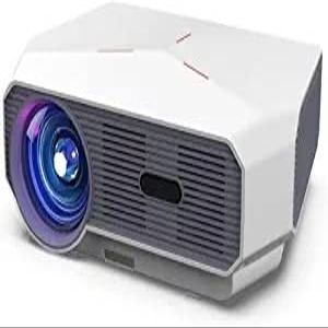 Video Projectors, Projector with Mini Projector Projection Screen 4600lm with 200" Display, Projector 1080p Supported, Hi-fi Speakers, Compatible, Simple operation, sensitive, will not be stuck