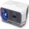 Video Projectors, Projector with Mini Projector Projection Screen 4600lm with 200" Display, Projector 1080p Supported, Hi-fi Speakers, Compatible, Simple operation, sensitive, will not be stuck view 1