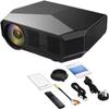 Video Projectors, Projector with Mini Projector Projection Screen 4600lm with 200" Display, Projector 1080p Supported, Hi-fi Speakers, Compatible, Simple operation, sensitive, will not be stuck view 2