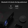 Video Projectors, Projector with Mini Projector Projection Screen 4600lm with 200" Display, Projector 1080p Supported, Hi-fi Speakers, Compatible, Simple operation, sensitive, will not be stuck view 3