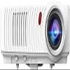 aiqiua Mini Projector, Video Projector Outdoor Movie Projector 8000L, LED Portable Home Theater Projector 1080P and 200" Supported, Operation is Simple, Sensitive, Fast, Will not be Stuck view 1