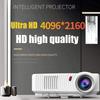 aiqiua Mini Projector, Video Projector Outdoor Movie Projector 8000L, LED Portable Home Theater Projector 1080P and 200" Supported, Operation is Simple, Sensitive, Fast, Will not be Stuck view 3
