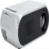 aiqiua Mini Projector, WiFi Movie Projector with Synchronize Smartphone Screen with 1080P Support and 60 Video Projector Support TV Stick, USB, Laptop,Simple operation, sensitive, will not be stuck view 1
