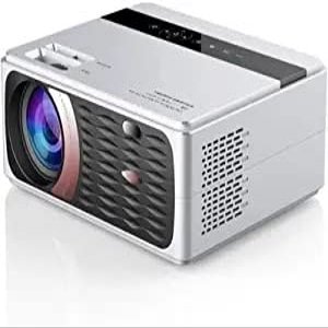 aiqiua Mini Projector, WiFi Movie Projector with Synchronize Smartphone Screen with 1080P Support and 200 Video Projector Support TV Stick, Simple operation, sensitive, will not be stuck