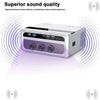 aiqiua Mini Projector, WiFi Movie Projector with Synchronize Smartphone Screen with 1080P Support and 200 Video Projector Support TV Stick, Simple operation, sensitive, will not be stuck view 2