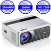 aiqiua Mini Projector, WiFi Movie Projector with Synchronize Smartphone Screen with 1080P Support and 200 Video Projector Support TV Stick, Simple operation, sensitive, will not be stuck view 3
