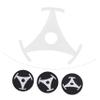 Triangle Vinyl Record Center Hole Adapter Durable Converter for and Record Players Design Convenient Music Accessory view 2