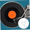 Triangle Vinyl Record Center Hole Adapter Durable Converter for and Record Players Design Convenient Music Accessory view 3
