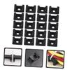 100pcs Cable Ties Mounts for Cord Management Wire Cable Ties Clips Organizer Holder Mount Base view 2