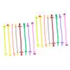 DOITOOL 24pcs Cartoon Earphone Coiler Usb Cable Winder Portable Holder for Home Office Travel and School Random Patterns Keep Your Headset Organized and view 1