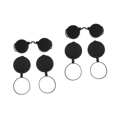DOITOOL 6pcs Objective Lens Caps Rubber for Binoculars Telescopes Easy Installation Lens Replacement Accessories