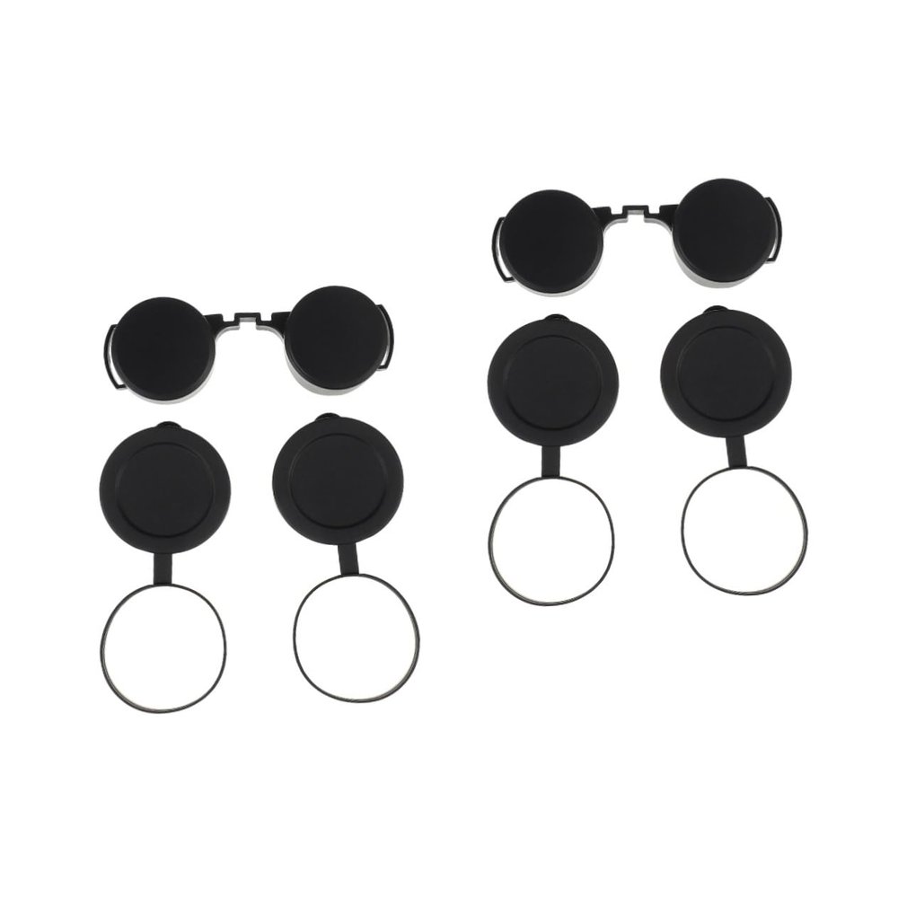 DOITOOL 6pcs Objective Lens Caps Rubber for Binoculars Telescopes Easy Installation Lens Replacement Accessories