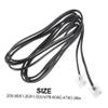 Veemoon 10pcs Core Telephone Wire Extension Cable for Landline Connections Coating for Office and Home Use High Fidelity Transmission Pure Shielding view 2