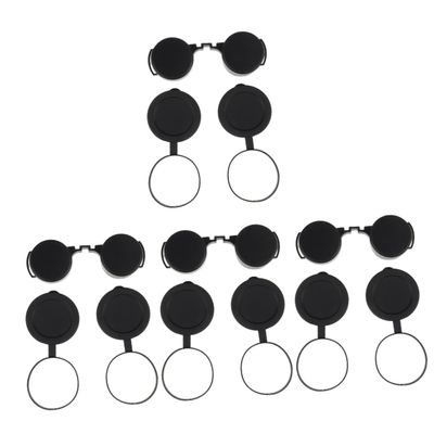 DOITOOL 12pcs Binoculars Protective Caps Scratch Telescope Lens Covers Durable Rubber Replacement for Enhanced Safety Easy Installation for Telescope Accessories