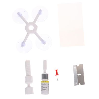 Mobestech Car Windshield Repair Kit Windshield Glass Repair Kit for Chips Scratch Remover