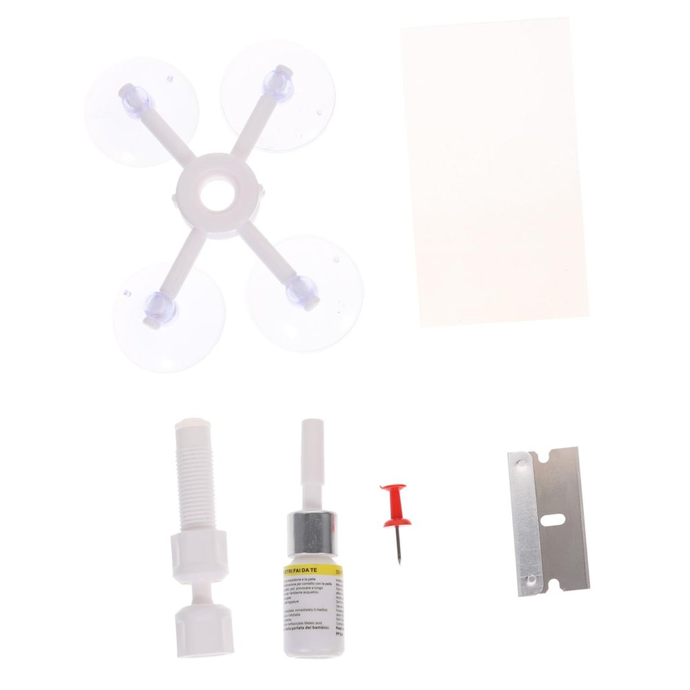 Mobestech Car Windshield Repair Kit Windshield Glass Repair Kit for Chips Scratch Remover