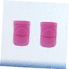 FRCOLOR 2pcs Sponge Knee Pad for Women Fitness Support for Tennis and Gym Non-slip Design Breathable Material s Rose view 3