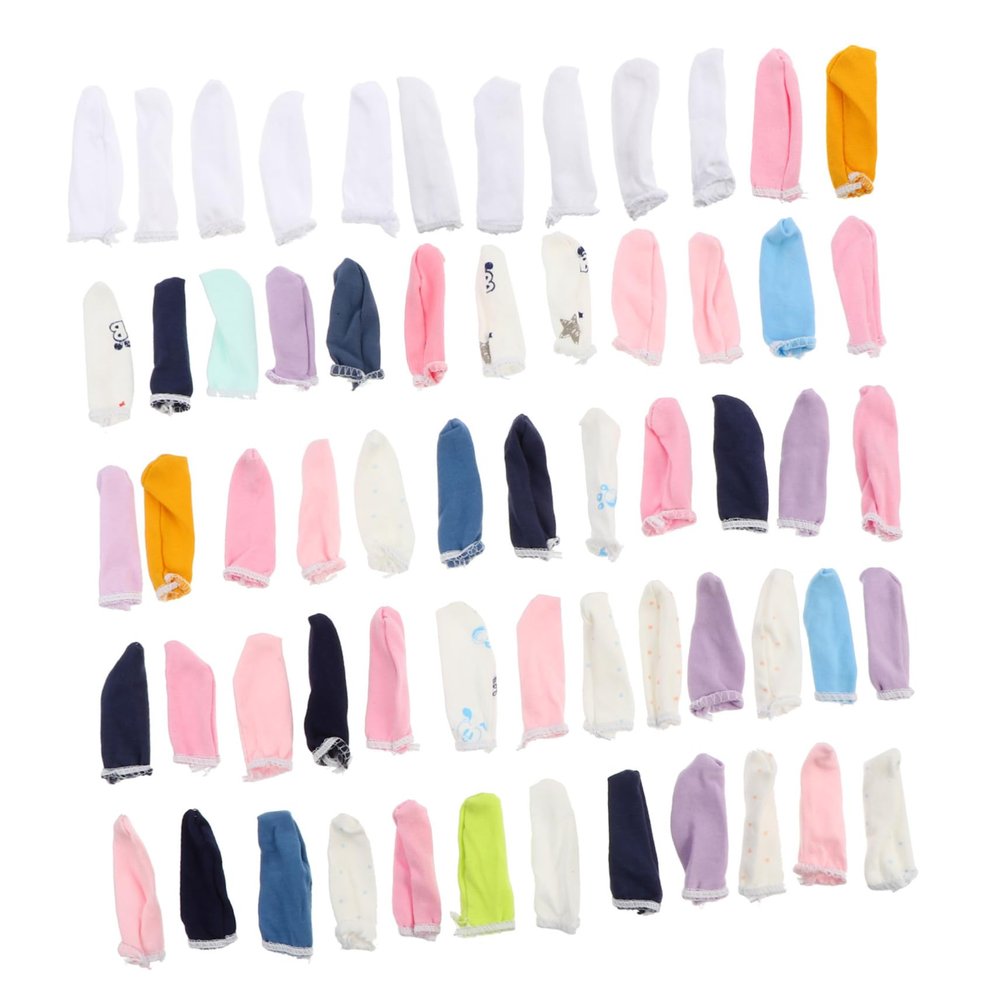 FOMIYES 60pcs Wear Resistant Finger Cots Breathable Cotton Finger Sleeves for Protection Gardening Crafting Typing and Electronics Repair White Random Colors