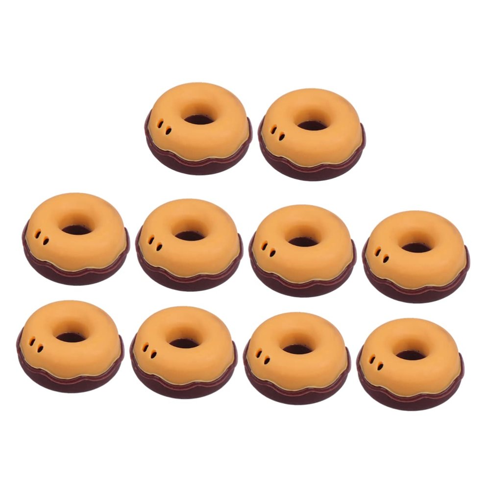 DOITOOL 10pcs Silicone Earphone Holder Wire Storage Case Cable Organizer for Desk