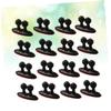 DOITOOL 16pcs Cable Clips Organizer Multi-Purpose Black Wire Cord Fixer for Car Desk Use Mounts for Charging Earphone Cables Compact Design for Space Saving view 4