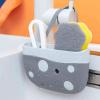 ColanderColander StrainerColander Strainer BasketSink Strainer Colander Drain Basket Kitchen Sink Drain Basket No Perforated Sink Hanging Bag Bathroom Storage Basket for Draining Water with Sponge view 3