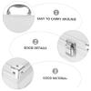 jojofuny Aluminum Alloy Toolbox Abs Medicine Storage Box Portable Carry Case Large Capacity Multi-purpose Tool Box for Home School Hospital view 4