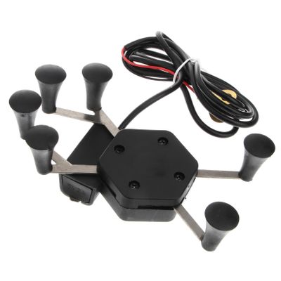 DOITOOL Motorbike Anti-Theft Handle Bracket Durable Mobile Phone Holder for Bicycle Motorcycle Easy Installation Compatible with Standard Handlebar Black