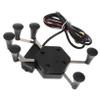 DOITOOL Motorbike Anti-Theft Handle Bracket Durable Mobile Phone Holder for Bicycle Motorcycle Easy Installation Compatible with Standard Handlebar Black view 1