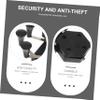 DOITOOL Motorbike Anti-Theft Handle Bracket Durable Mobile Phone Holder for Bicycle Motorcycle Easy Installation Compatible with Standard Handlebar Black view 2