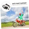 DOITOOL Motorbike Anti-Theft Handle Bracket Durable Mobile Phone Holder for Bicycle Motorcycle Easy Installation Compatible with Standard Handlebar Black view 3