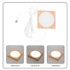PRETYZOOM Led Bedside Night Light Modern Table Lamps Warm Light Small Night Lamp Led Luminous Base view 4