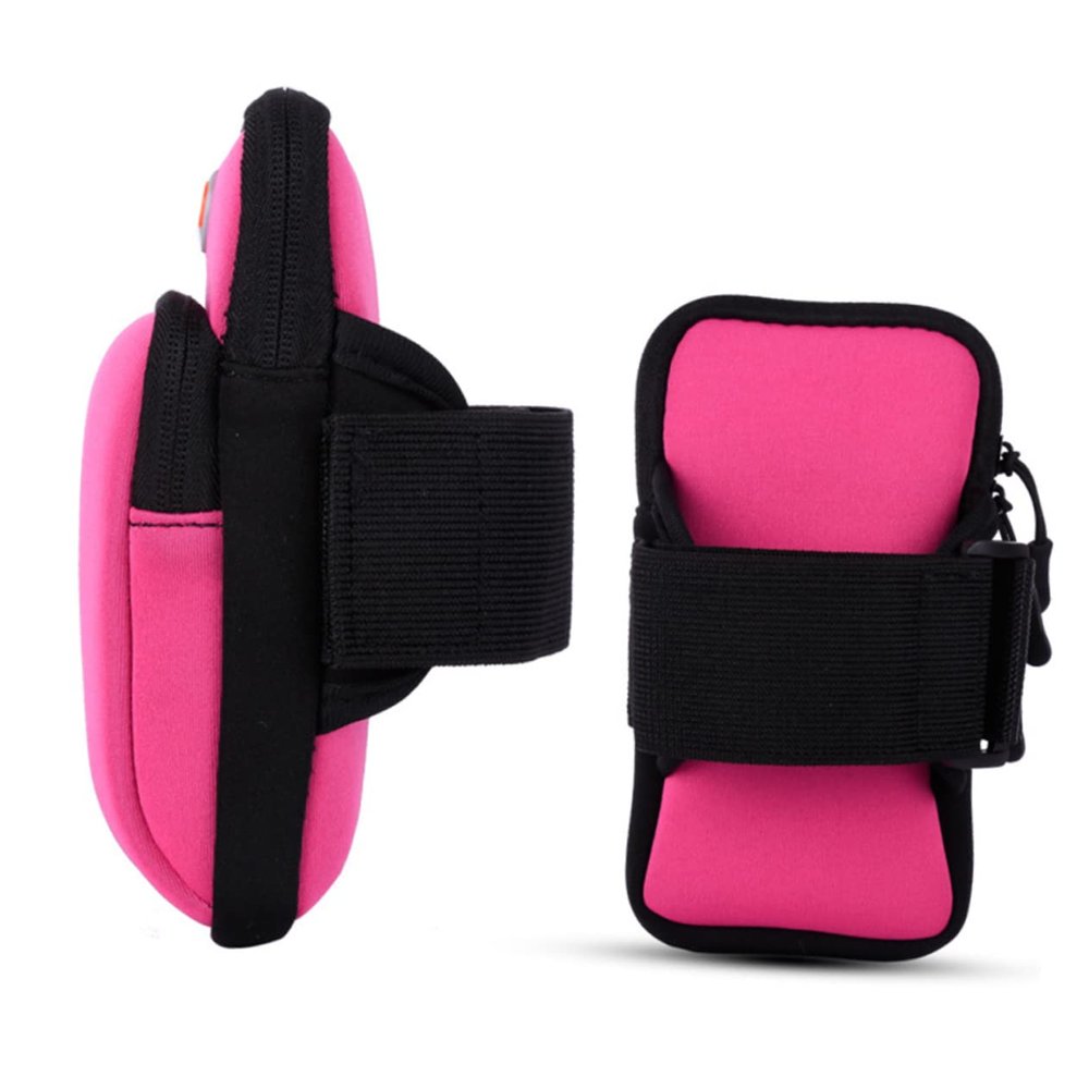 DOITOOL Adjustable Sports Armband Pocket Earphone Hole Ideal for Jogging Cycling Hiking Fitness Exercises