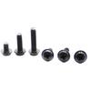 20/50Pcs PWM M2 M2.5 M3 M4 Black Carbon Steel Pan Padded Screws Referral Computer Case Chassis Fixed Motherboard Screw with Pad - (Size: M3 20pcs, Length: 12mm) view 2