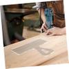 ABOOFAN Acrylic Cutting Board Handle Template Ergonomic Router Stencil for Woodworking DIY Lightweight Design for Easy Storage Charcuterie Chopping Boards view 3
