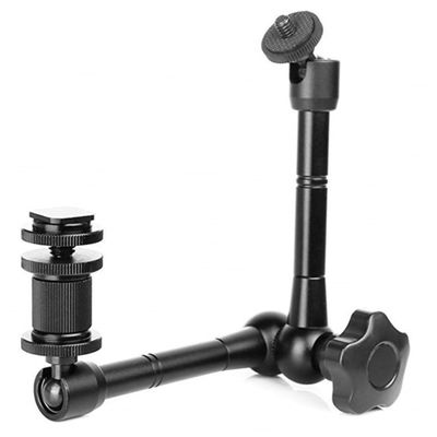 OSALADI 2pcs Arm Stand Super Clamp Articulating Arm Mount for Camera Led Light Monitor DSLR