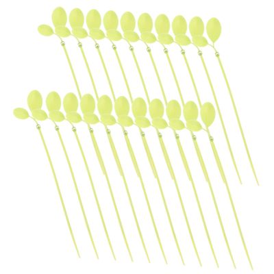 100pcs Leaf-shaped Nylon Zip Ties Heavy Duty Cable Ties for Plants Wire Management Durable Colorful for Indoor Outdoor Use Decorative and Practical Nylon Wire Straps