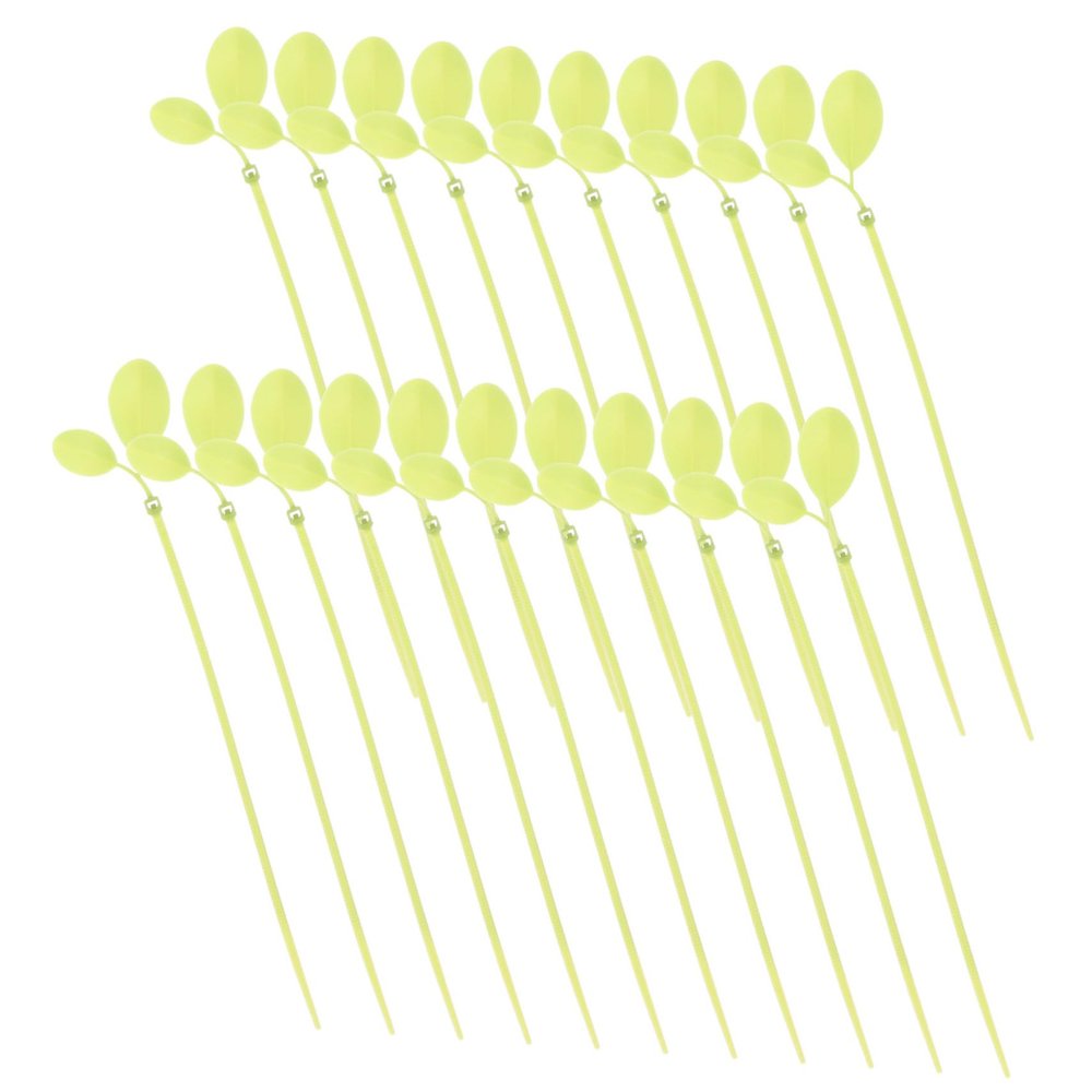 100pcs Leaf-shaped Nylon Zip Ties Heavy Duty Cable Ties for Plants Wire Management Durable Colorful for Indoor Outdoor Use Decorative and Practical Nylon Wire Straps