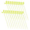 100pcs Leaf-shaped Nylon Zip Ties Heavy Duty Cable Ties for Plants Wire Management Durable Colorful for Indoor Outdoor Use Decorative and Practical Nylon Wire Straps view 1