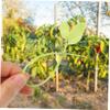 100pcs Leaf-shaped Nylon Zip Ties Heavy Duty Cable Ties for Plants Wire Management Durable Colorful for Indoor Outdoor Use Decorative and Practical Nylon Wire Straps view 3