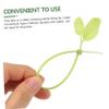 100pcs Leaf-shaped Nylon Zip Ties Heavy Duty Cable Ties for Plants Wire Management Durable Colorful for Indoor Outdoor Use Decorative and Practical Nylon Wire Straps view 4