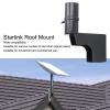 Aluminum Alloy Starlink Short Wall Mount,Adjustable Starlink Mounting Kit,Wall Eave Mount Rack Kit for Home Commercial Use view 3