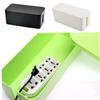 DOITOOL Power Cord Storage Box Plastic Organizer for Efficient Black Keeps Wires Hidden and Tidy Office view 1