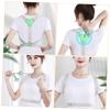NOLITOY 1pc Smart Posture Belt for Adults and Boy Girl Reminder for Hunchback and Sitting Posture Suitable for Daily Use Green view 4