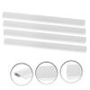 minkissy 4pcs Dustpan Edge Replacement Strip Rubber Lip for Dustpan Easy to Install Accessories Edge Strip Replacement view 3
