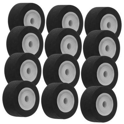 Homoyoyo 12pcs Cassette Pad Tapersure Accessories Plastic Pinch Rollers for Tape Recorder and Radio Repair