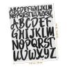 Hohopeti 10sheets Self-Adhesive Mailbox Letter Stickers Alphabet Decals for Home Address Crafts and Organization Easy to Apply and Remove Design view 2